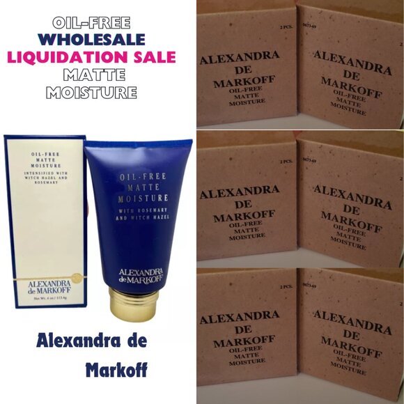 28 x Alexandra de Markoff OIL-FREE MATTE MOISTURE Witch Hazel & Rosemary 4oz - Picture 1 of 4